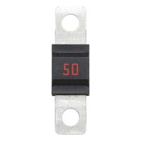 Threaded Fuse MIDI | 50 Amp | Zinc Plated Copper | Polyamide Housing | by Wurth