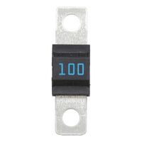 Threaded MIDI Fuse 5 PCS | 100A Current | Blue Identification | Zinc Plated | by Wurth