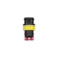Waterproof Socket Housing TE Superseal 1.5 Series | IP67 Rated | Durable PA 6.6 Material | @Pack of 4 | by Wurth