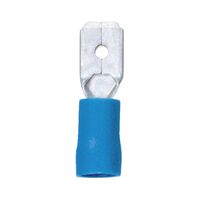 Crimp Cable Lug Blade Connector | PVC Insulated | Tin Plated Copper | 600V AC Rated | @Pack of 25 | by Wurth
