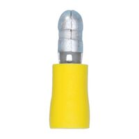 Crimp Cable Lug Round Connector | PVC Insulated | 600V AC Rated | Copper with Tin Plating | @Pack of 25 | by Wurth