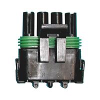 Weatherpack Plug Housing | Weatherproof Design | Durable Plastic | Compatible with Weatherpack Series | by Wurth