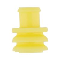 Single Wire Seal for Uninsulated Cable Connector | 3.40 mm Seal Diameter | Fits 1.7-2.4 mm Insulation | Yellow Color | @Pack of 25 | by Wurth