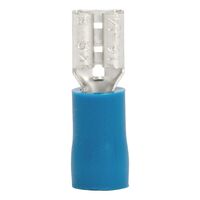 Crimp Cable Lug Push Connector | PVC Insulated | 600V AC Rated | Blue | @Pack of 25 | by Wurth