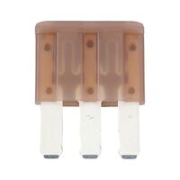 Flat Blade Fuse MICRO 3 | 5A Current | Silver Plated | Brown Color | @Pack of 10 | by Wurth