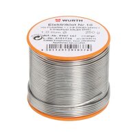 Electronic Solder No 10 | S-Sn60Pb40 Alloy | Non-Corrosive Flux | Low Soldering Temperature | @250g | by Wurth