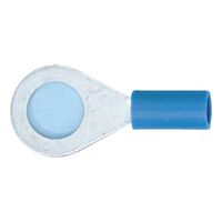 Crimp Cable Lug Ring Connector | PVC Insulated | Copper with Tin Plating | 600V AC Rated | @Pack of 25 | by Wurth