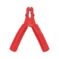 Charger Clamp Fully Insulated 600A | Zinc-Plated Steel | Cold-Resistant Insulation | Red | @Each by Wurth