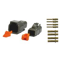 Deutsch DTM Series 4 Pin Connector Kit | Complete Set for Automotive & Industrial Use | by Wurth