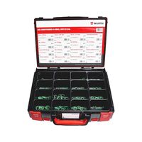 Air Conditioning O Rings Assortment | 160-Piece Set | HNBR & EPDM Materials | by Wurth