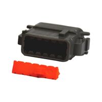 Plug Housing Deutsch DTM | IP67 Rated | 12 Contacts | Thermoplastic Material | by Wurth