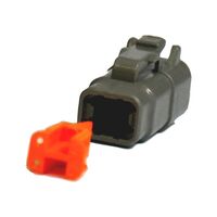 Plug Housing Deutsch DTM | IP67 Rated | 4 Contacts | Thermoplastic Material | by Wurth