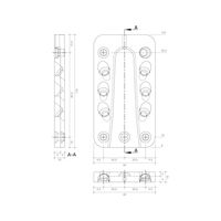 Wood Plug-in Connector M20 | Aluminium Construction | High Load Transfer | @Pack of 10 | by Wurth
