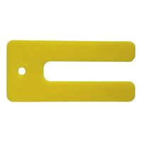 Horseshoe Packers | 200 PCS | High-Quality Polypropylene | Yellow Color-Coded | by Wurth