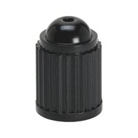 Plastic Valve Cap Black | Durable Plastic | Easy Identification | No Seal Design | @Pack of 100 | by Wurth
