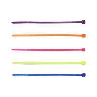 Coloured Cable Tie Assortments | 100 PCS | PA 6.6 Material | Silicone & Halogen Free | by Wurth