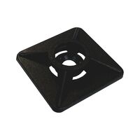 Self-Adhesive Cable Tie Base | Nylon Material | Black Color | High Flexibility | @Pack of 100 | by Wurth