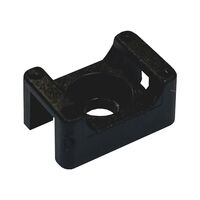 Cable Tie Screw Mount Base | Quick Installation | Black Nylon | @Pack of 100 | by Wurth