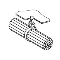 Polyamide Cable Tie with Metal Tongue | Temperature Resistant | Halogen-Free | @Pack of 100 | by Wurth