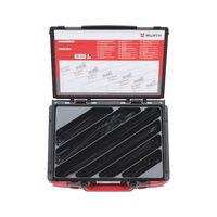 Cable Tie Black Assortment | 250 Pieces in System Case | Durable PA 6.6 Material | Silicone-Free | @1 of 1 | by Wurth