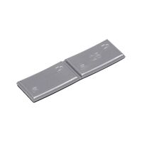 Car Zinc Adhesive Weight | Durable Powder-Coated Zinc | Easy Application | @Pack of 50 | by Wurth