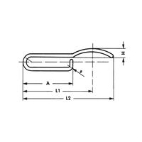 Chassis Clamp | Zinc Plated Spring Steel | 25 PCS | by Wurth