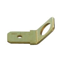 Flat Connector 63 Uninsulated | Brass Material | Plain Surface Finish | @Pack of 25 | by Wurth