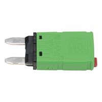 Resettable Fuse MINI | 30A Current | Light Green Color | Easy Hand Reset | by Wurth