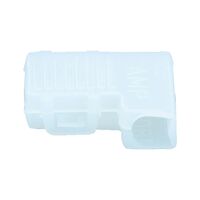 Plug Housing for Angled Flat Plug | Transparent PA 6.6 | 6.3mm Contact Gauge | @Pack of 25 | by Wurth