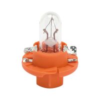 Plastic Socket Bulb BX84D | 12V DC | 1.2W Power Rating | Pastel Orange | @Pack of 10 | by Wurth