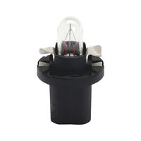 Plastic Socket Bulb B85D | 12V 1.2W | Black | @Pack of 10 | by Wurth