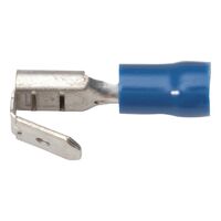 Crimp Cable Lug Push Connector | PVC Insulated | 600V AC Rated | Blue Color | @Pack of 25 | by Wurth