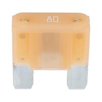 Flat Blade Fuse MAXI Silver | 80A Current | Silver Plated | @Pack of 5 | by Wurth