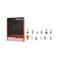 12V Vehicle Globe Set | 130 Pieces | Wall Cabinet Included | Notice Globe Labels | by Wurth