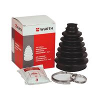 Universal Axle Boot Set | Neoprene Material | Easy Fitting with Bands & Grease | @Pack of 4 | by Wurth