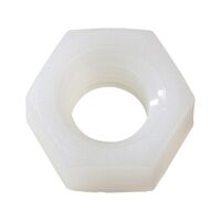 Hexagon Nut ISO 4032 Polyamide 6.6 | M8 Metric Standard | 60-80 N/mm² Tensile Strength | Natural Color | @Pack of 100 | by Wurth