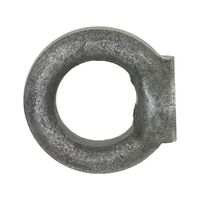 Ring Nut DIN 582 Steel C15E | M8 Forged Eye Nut | 140 kg Load Capacity | Plain Finish | @Pack of 5 | by Wurth