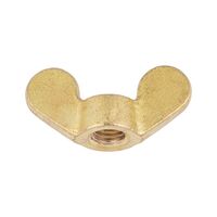 Wing Nut DIN 315 | Round Wing Shape | Plain Brass | @Pack of 10 | by Wurth