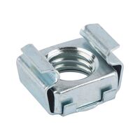 Cage Nut WN 0381 | Zinc-Plated Steel | Blue Passivated | M6 Thread | @Pack of 25 | by Wurth