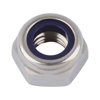 Hexagon Nut Low Profile DIN 985 A4 | M16 | Polyamide Insert | Corrosion Resistant | @Pack of 10 | by Wurth