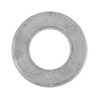 Flat Washer DIN 125 for Hexagon Head Bolts | Hot-Dip Galvanised Steel | Hardness Class 140 HV | @Pack of 25 | by Wurth