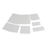 Tarpaulin Repair System Patch Set | 32 Self-Adhesive Patches | UV-Resistant | Light Grey | @1 of 1 | by Wurth