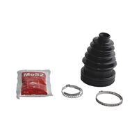 Universal Axle Boot Set | Neoprene Material | 4 Pieces with Bands & Grease | by Wurth