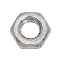 Hexagon Nut Low Profile DIN 439 | A2 Stainless Steel | Corrosion Resistant | Plain Surface | @Pack of 25 | by Wurth