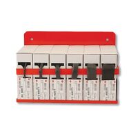 Heat Shrink Set 7pcs | 3:1 Heat Shrink Ratio | Includes Mountable Rack | by Wurth