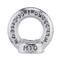 Ring Nut DIN 582 | Steel C15E | Zinc-Plated & Blue Passivated | 3200 kg Load Capacity | @PCS of 1 | by Wurth