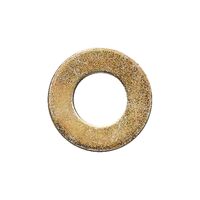 Flat Washer for Hexagon Head Bolts | DIN 125 Standard | M8 Compatible | Plain Brass | @Pack of 25 | by Wurth