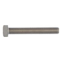 Hexagonal Bolt ASME B18.2.1 | 316 Stainless Steel | Full Thread Up to Head | UNC Compatible | @Pack of 5 | by Wurth