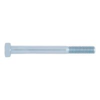 Hexagon Bolt with Shank DIN 931 | Steel 10.9 | Zinc-Plated & Blue Passivated | @Pack of 5 | by Wurth
