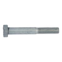 Hexagon Bolt DIN 931 | Hot Dip Galvanised | 8.8U Steel | M10x120 | @Pack of 10 | by Wurth